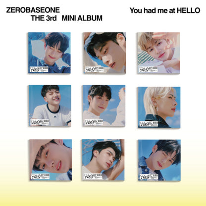 ZEROBASEONE 3RD MINI ALBUM - YOU HAD ME AT HELLO (ALL VER.) + WITHMUU PHOTOCARD (LD VER.)