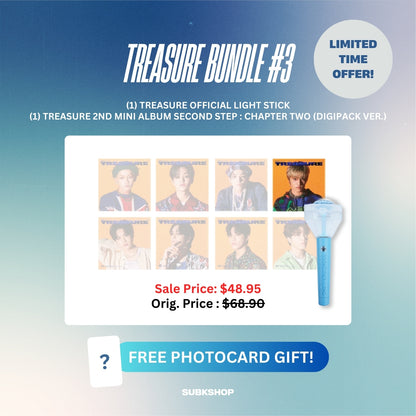 TREASURE BUNDLE #3 - LIGHT STICK + 2ND MINI ALBUM SECOND STEP : CHAPTER TWO (DIGIPACK VER.)