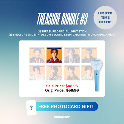 TREASURE BUNDLE #3 - LIGHT STICK + 2ND MINI ALBUM SECOND STEP : CHAPTER TWO (DIGIPACK VER.)