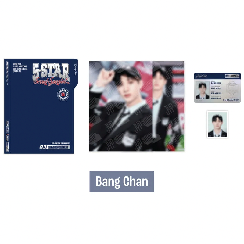 STRAY KIDS 5-STAR DOME TOUR 2023 SEOUL SPECIAL (UNVEIL 13) OFFICIAL MD - 04. PLAYER PROFILE SET