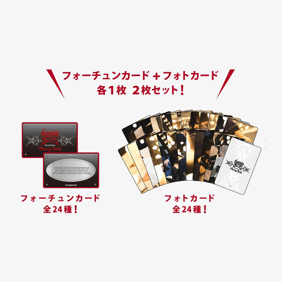 STRAY KIDS WORLD TOUR [DOMINATE JAPAN] OFFICIAL MD - 05. RANDOM FORTUNE CARD (PRE-ORDER)