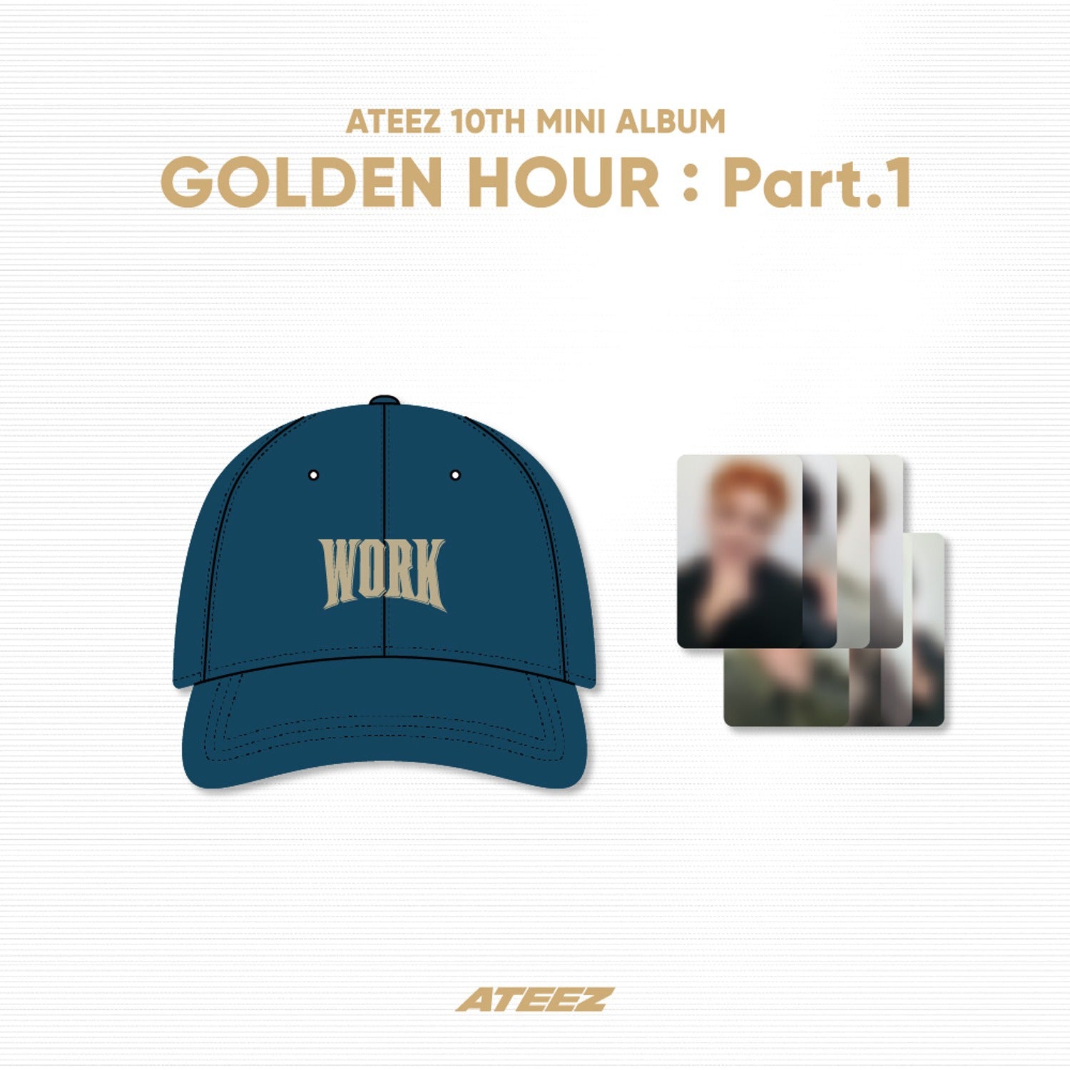 ATEEZ [GOLDEN HOUR : PART.1] OFFICIAL MD - 06. WORK BALL CAP