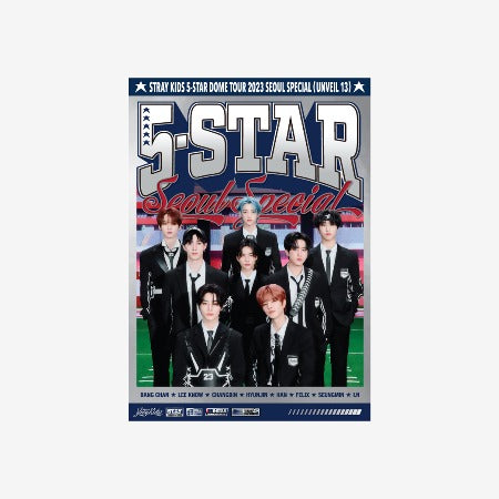 STRAY KIDS 5-STAR DOME TOUR 2023 SEOUL SPECIAL (UNVEIL 13) OFFICIAL MD - 01. POSTER BOOK