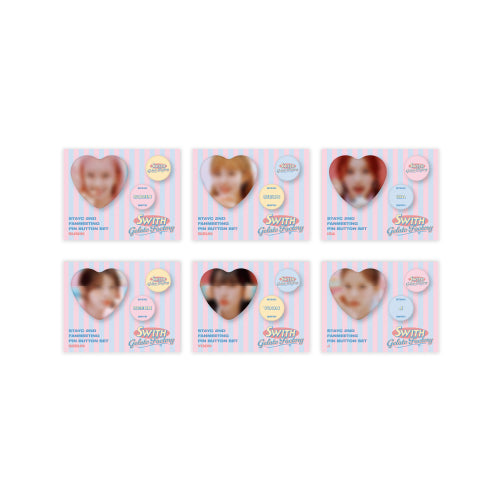 STAYC 2ND FANMEETING [SWITH GELATO FACTORY] OFFICIAL MD - 08. PIN BUTTON SET