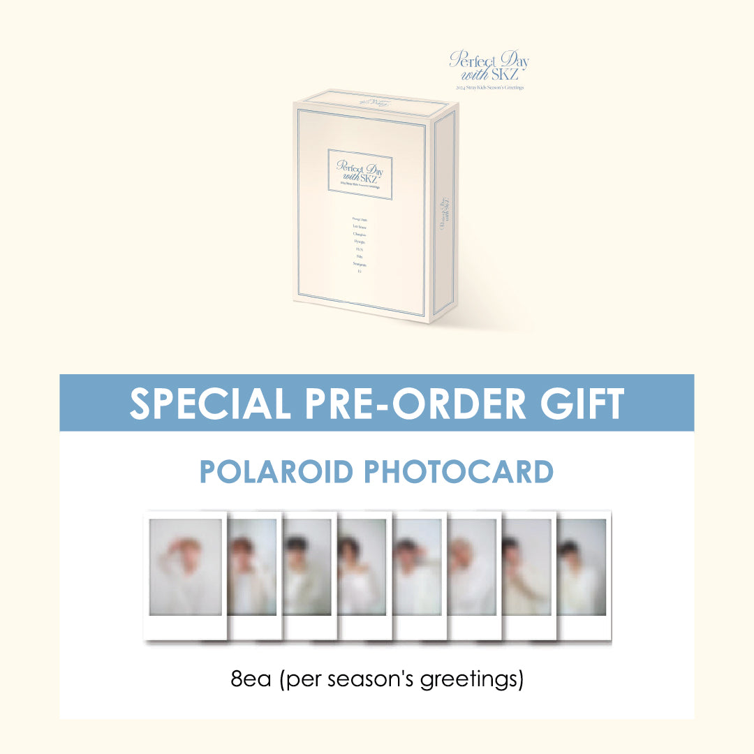 STRAY KIDS 2024 SEASON'S GREETINGS - PERFECT DAY WITH SKZ + SOUNDWAVE  PHOTOCARD