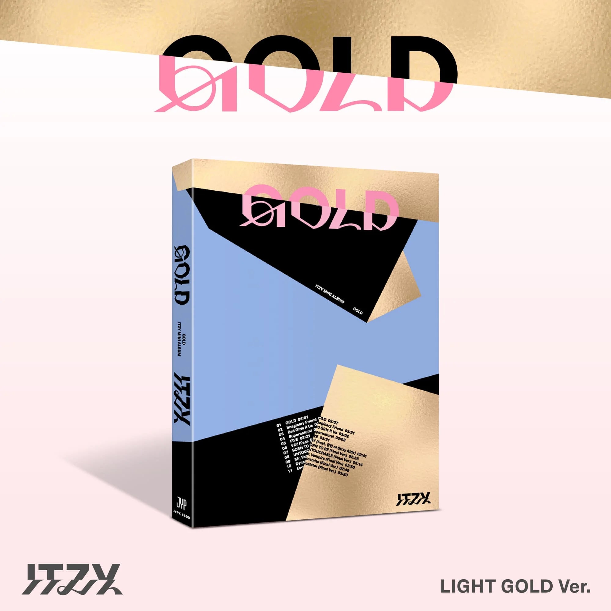 ITZY ALBUM - GOLD (STANDARD VER.) + MAKESTAR PHOTOCARD