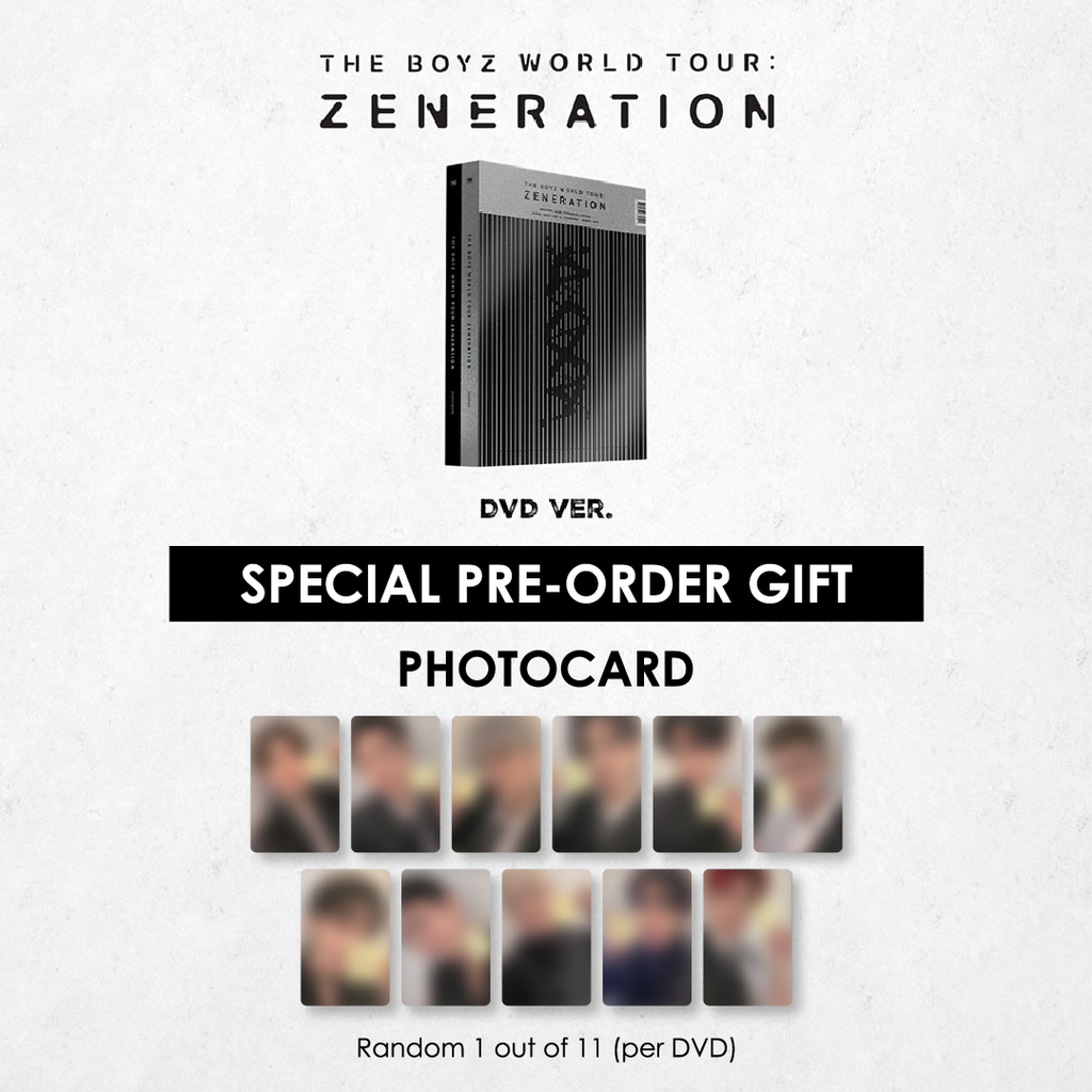 THE BOYZ 2ND WORLD TOUR [ZENERATION] DVD + WITHMUU 