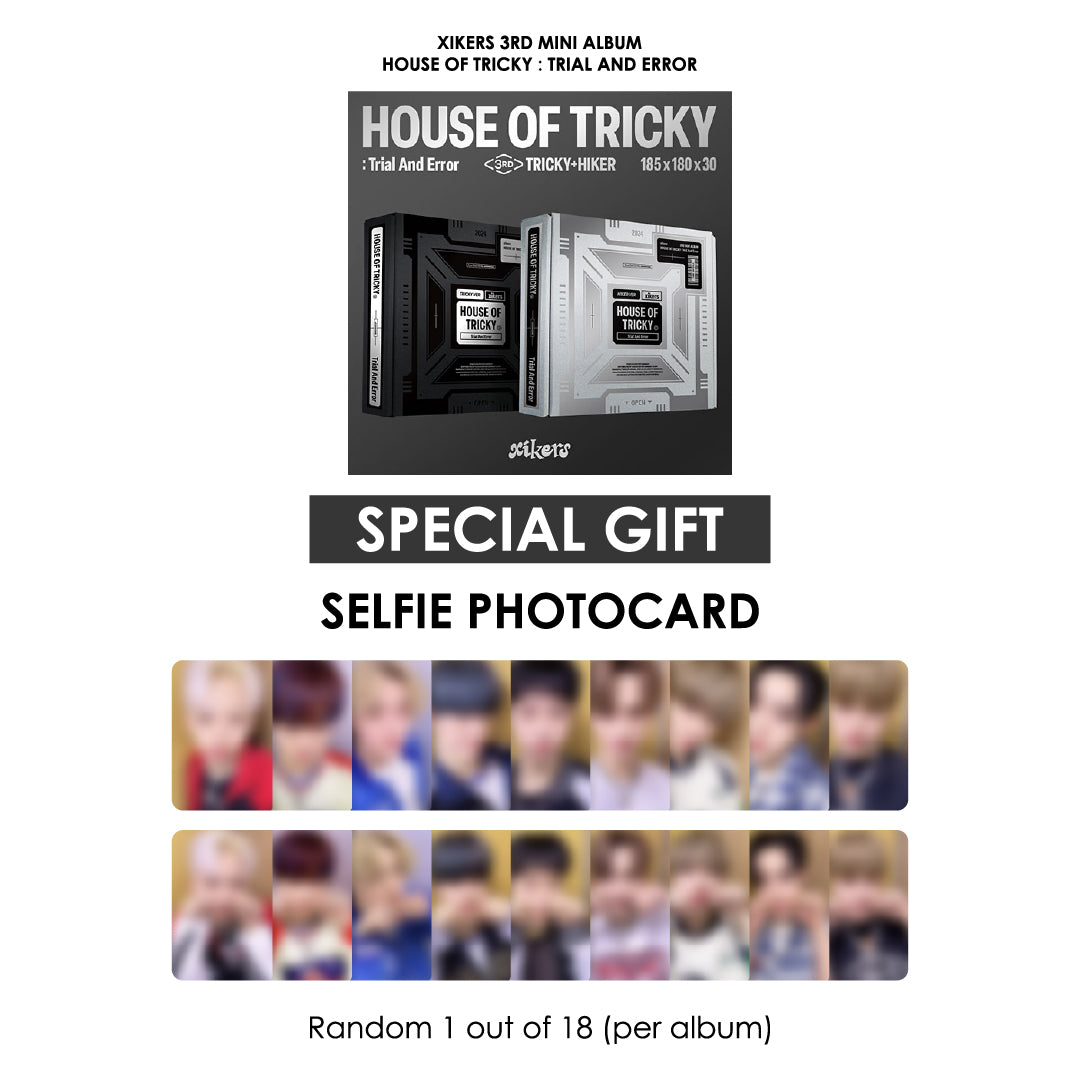 XIKERS 3RD MINI ALBUM - HOUSE OF TRICKY : TRIAL AND ERROR + WITHMUU PHOTOCARD (VER.3)