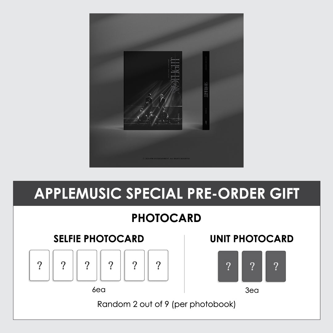 ONF 2024 CONCERT SPOTLIGHT PHOTOBOOK + APPLEMUSIC PHOTOCARD (PRE 