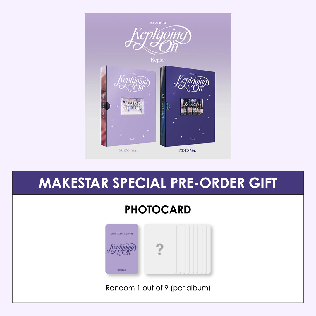 KEP1ER 1ST ALBUM - KEP1GOING ON + MAKESTAR PHOTOCARD