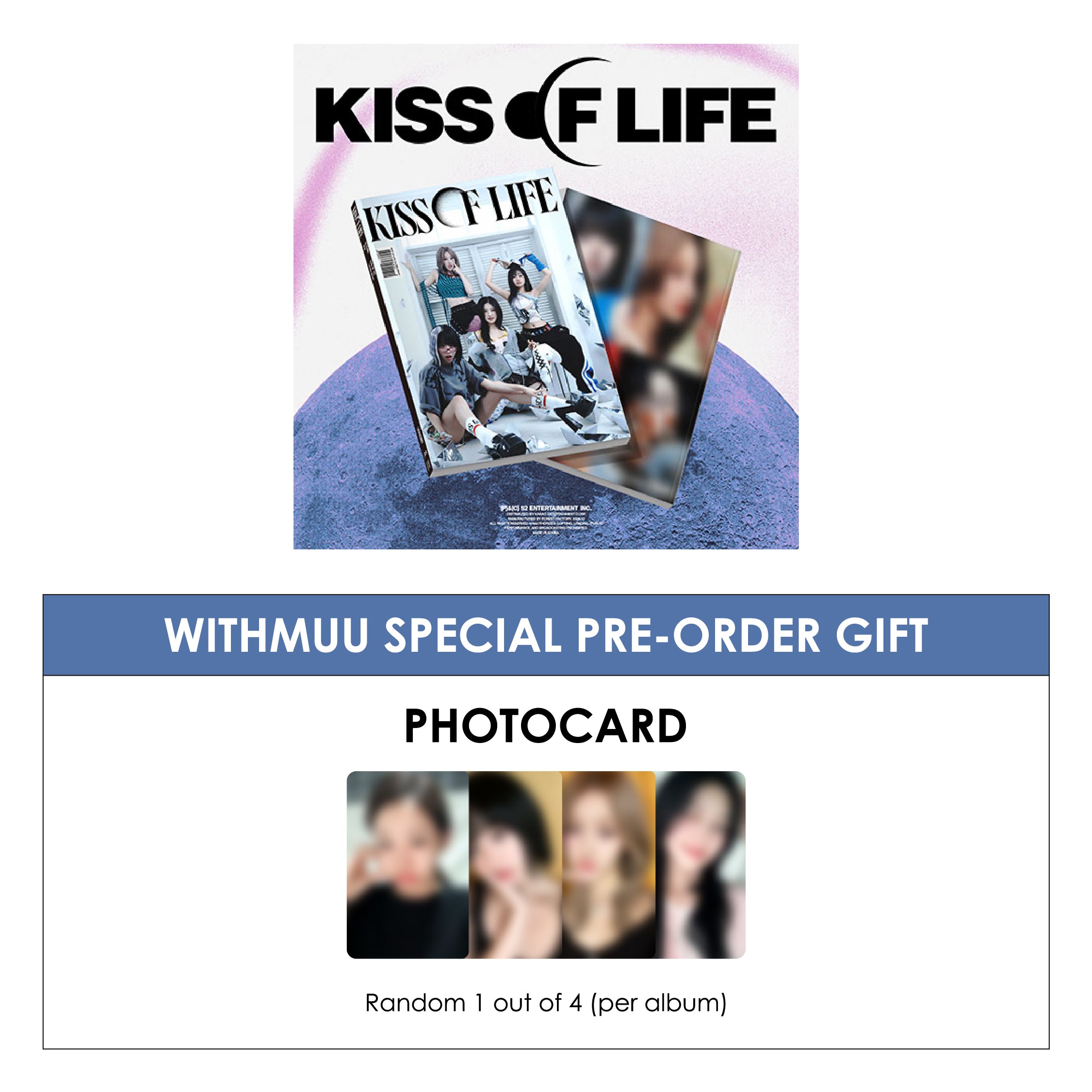 KISS OF LIFE 3RD MINI ALBUM - LOSE YOURSELF (MAGAZINE VER.) + WITHMUU PHOTOCARD