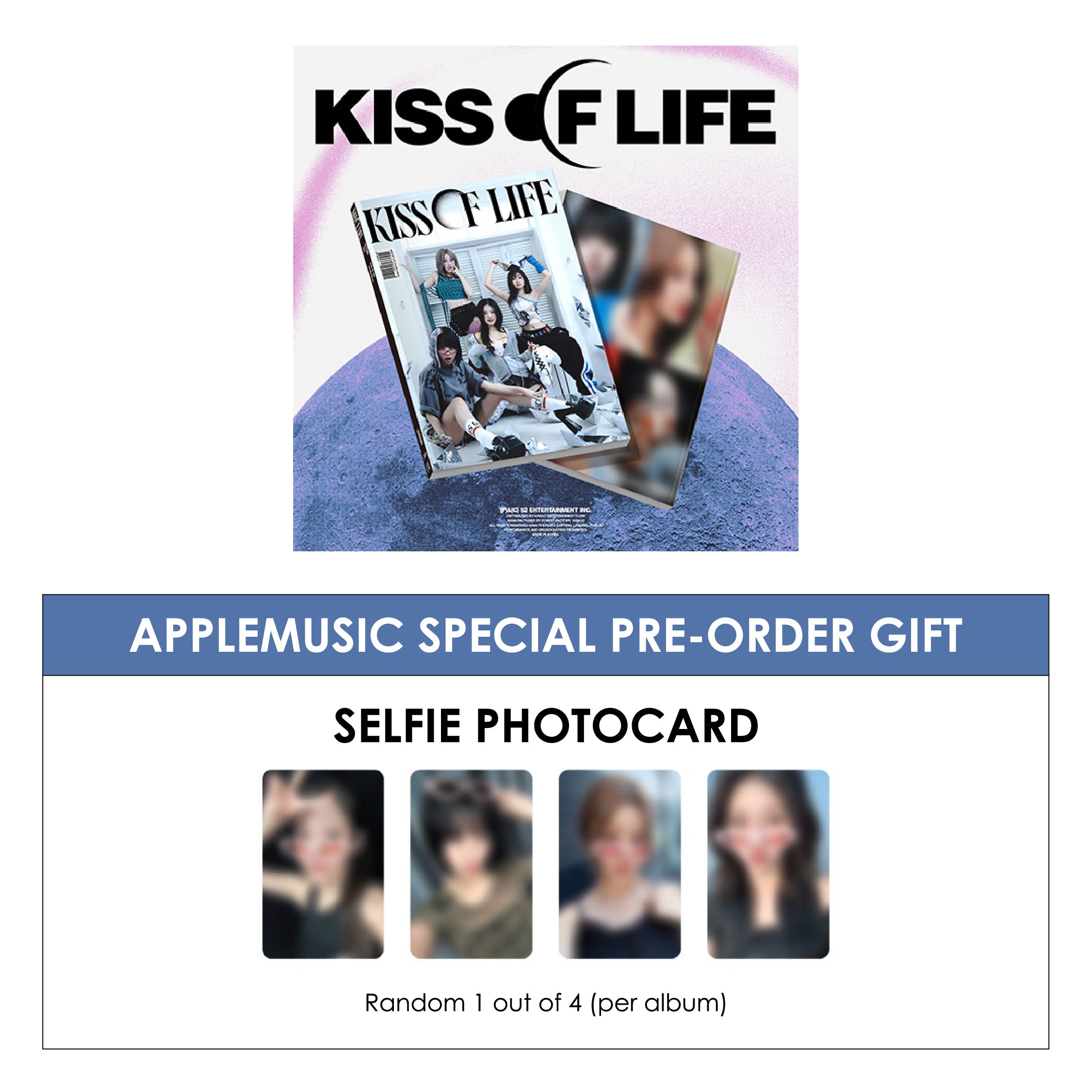 KISS OF LIFE 3RD MINI ALBUM - LOSE YOURSELF (MAGAZINE VER.) + APPLEMUSIC PHOTOCARD