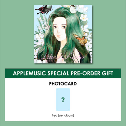 IRENE 1ST MINI ALBUM - LIKE A FLOWER (PHOTOBOOK VER.) + APPLEMUSIC PHOTOCARD (PRE-ORDER)