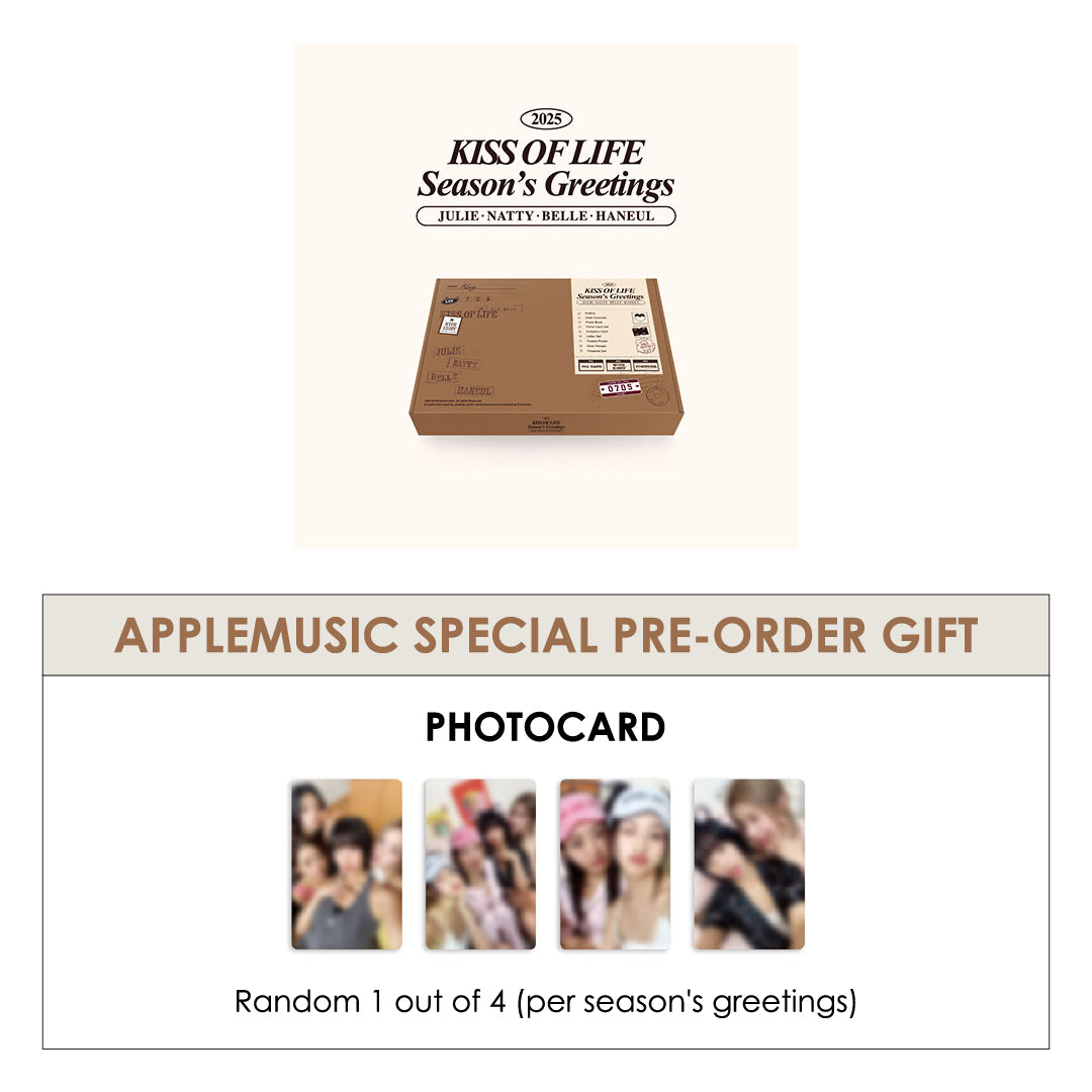 KISS OF LIFE 2025 SEASON'S GREETINGS + APPLEMUSIC PHOTOCARD (PRE-ORDER)