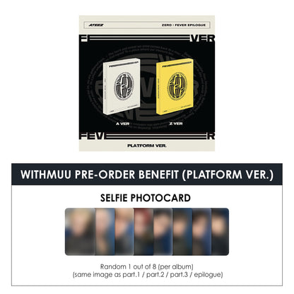 ATEEZ - ZERO : FEVER EPILOGUE (PLATFORM VER.) + WITHMUU PHOTOCARD