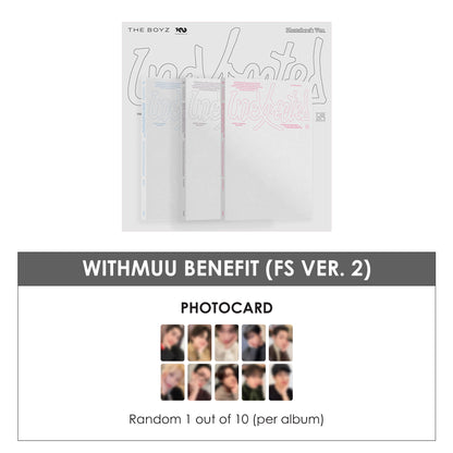 THE BOYZ 3RD ALBUM - UNEXPECTED (PHOTOBOOK VER.) + WITHMUU PHOTOCARD (FS VER.2) (PRE-ORDER)