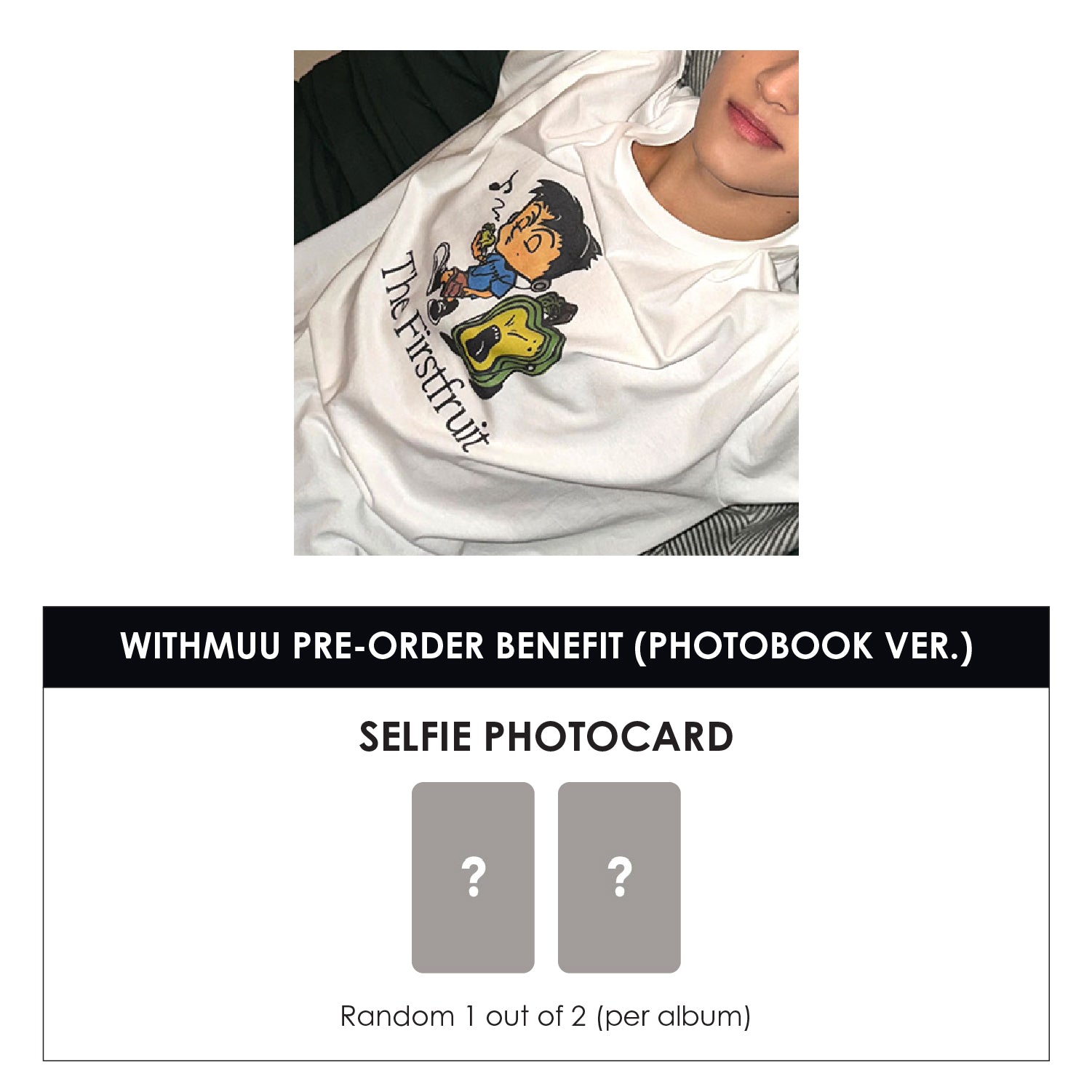 MARK 1ST ALBUM - THE FIRSTFRUIT (PHOTOBOOK VER.) + WITHMUU PHOTOCARD (PRE-ORDER)