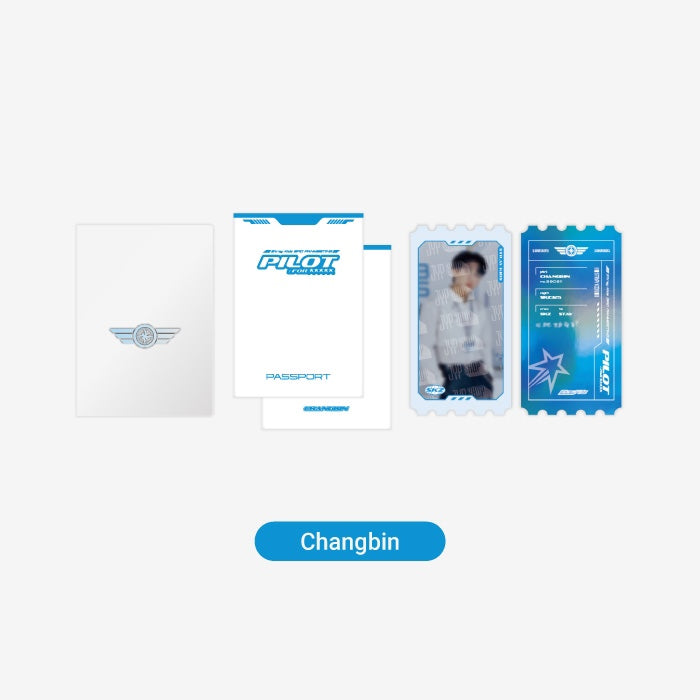 STRAY KIDS 3RD FANMEETING ‘PILOT : FOR ★★★★★’ OFFICIAL MD - 01. PASSPORT  SET - CHANGBIN