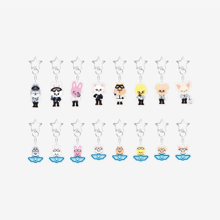 STRAY KIDS 3RD FANMEETING ‘PILOT : FOR ★★★★★’ OFFICIAL MD - 15. SKZOO SECRET KEYRING