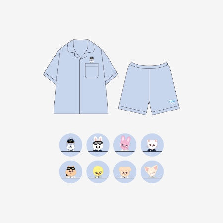 STRAY KIDS 3RD FANMEETING ‘PILOT : FOR ★★★★★’ OFFICIAL MD - 17. SKZOO  PAJAMA SET