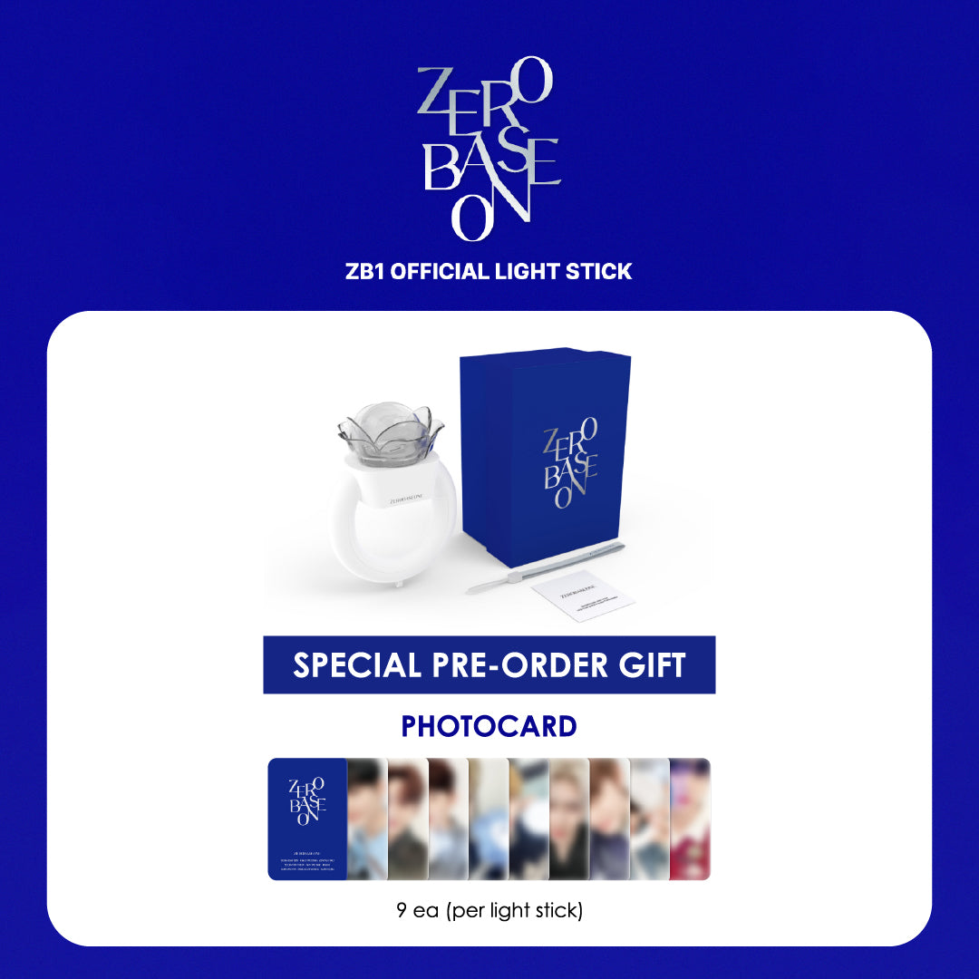 ZEROBASEONE OFFICIAL LIGHT STICK + WITHMUU PHOTOCARD