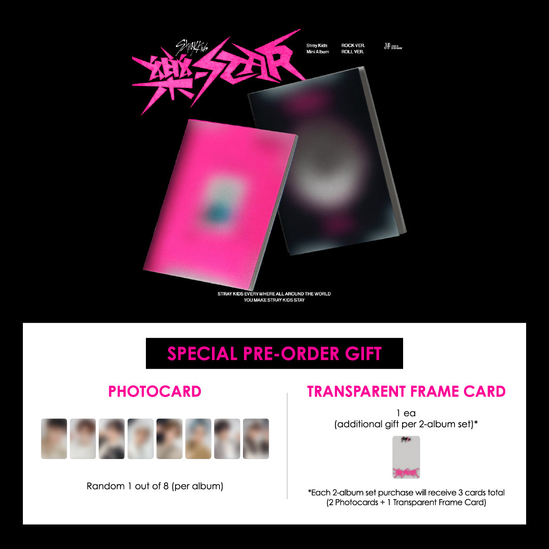 STRAY KIDS MINI ALBUM - 樂-STAR (KOREA VER.) + SOUNDWAVE SPECIAL GIFT