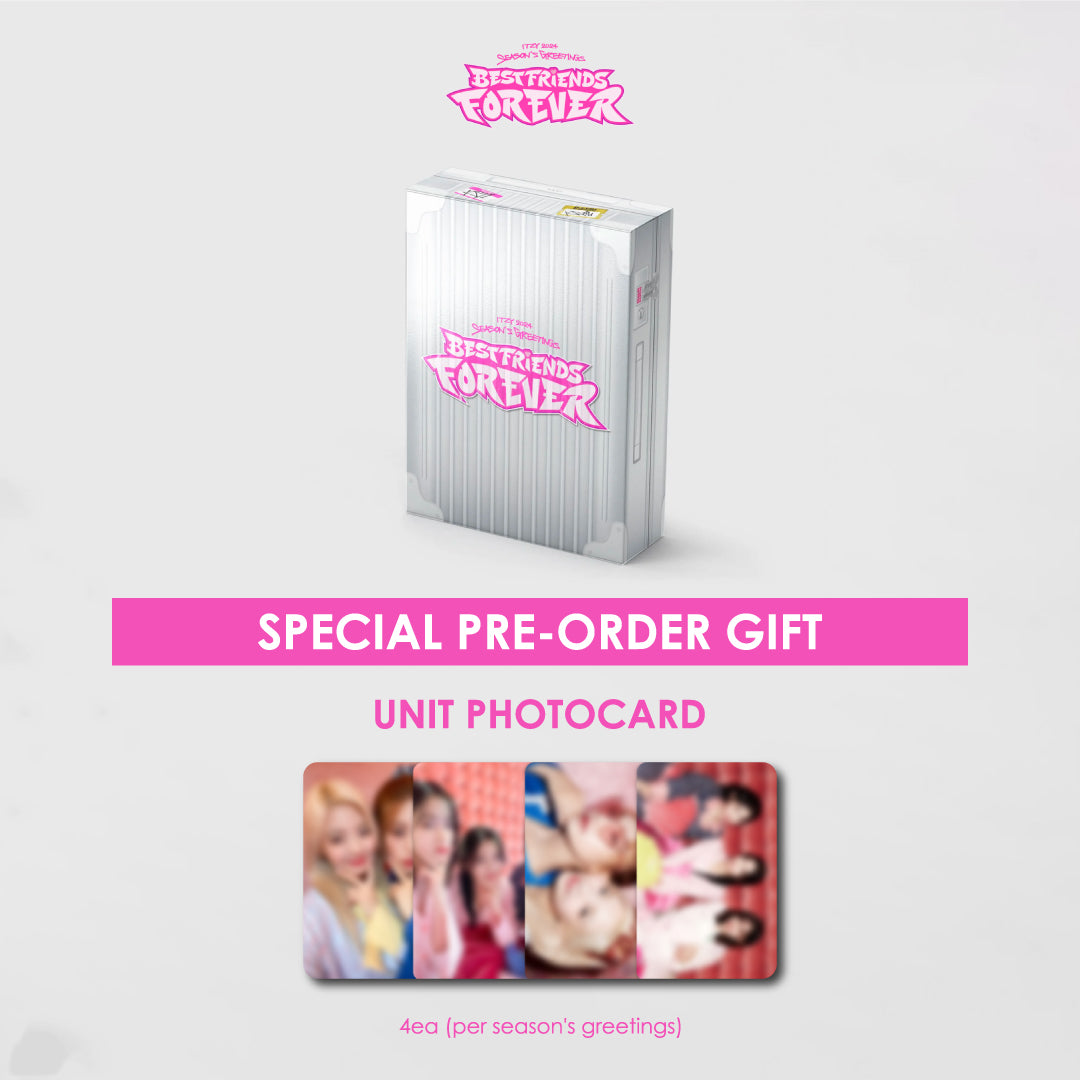 ITZY 2024 SEASON'S GREETINGS - BEST FRIENDS FOREVER + WITHMUU PHOTOCARD