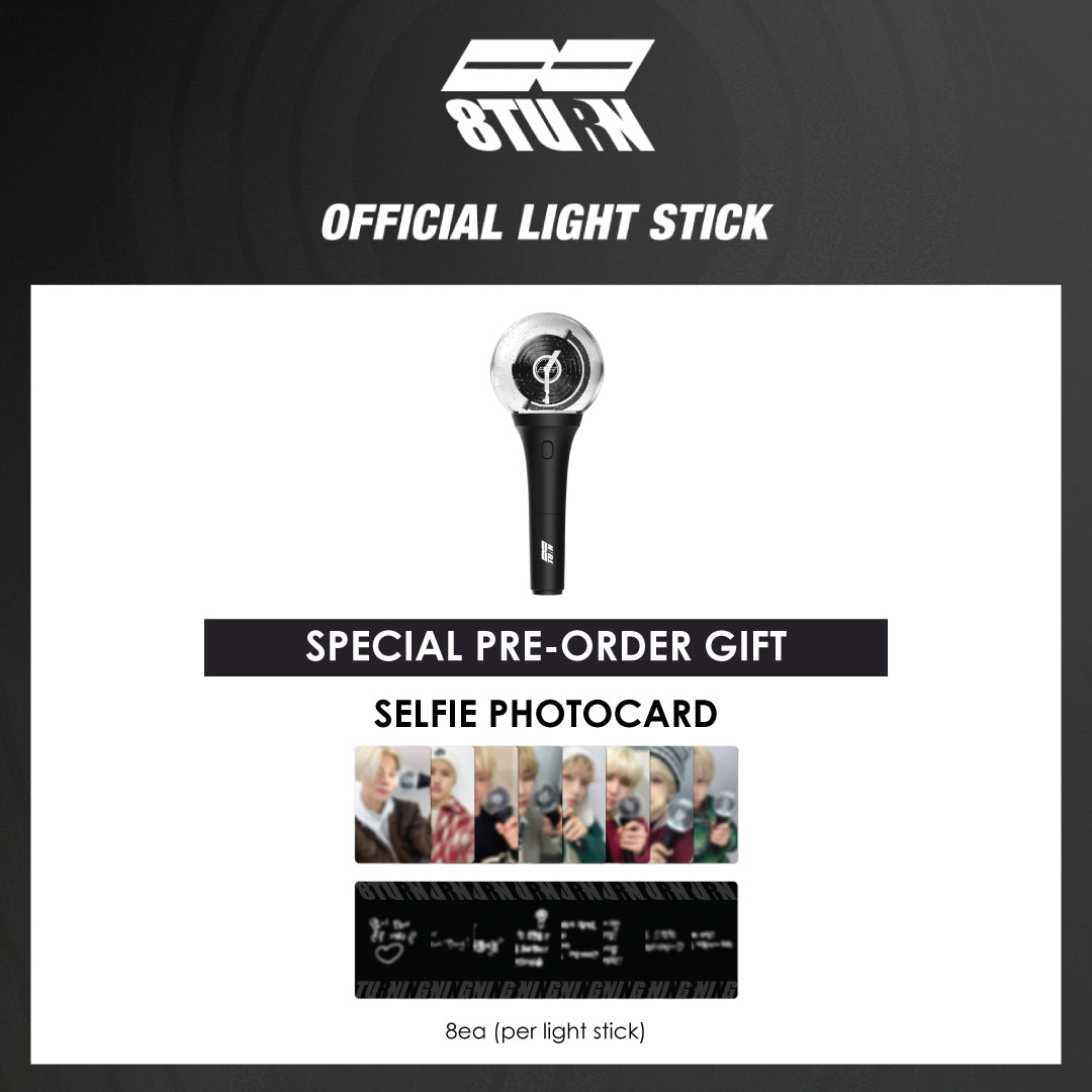 8TURN OFFICIAL LIGHT STICK + WITHMUU PHOTOCARD