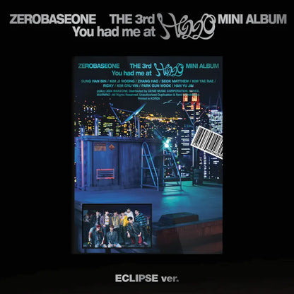 ZEROBASEONE 3RD MINI ALBUM - YOU HAD ME AT HELLO (ALL VER.) + WITHMUU PHOTOCARD (LD VER.)