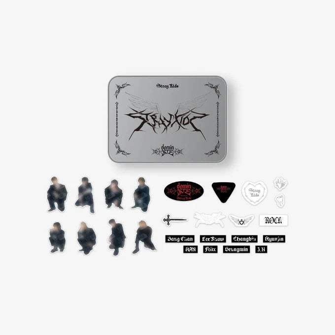 STRAY KIDS WORLD TOUR [DOMINATE SEOUL] OFFICIAL MD - 12. TIN CASE REUSABLE STICKER PACK (PRE-ORDER)