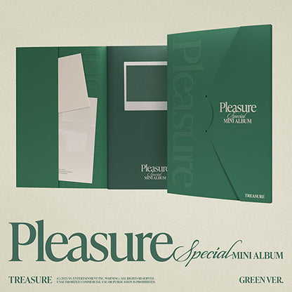 TREASURE SPECIAL MINI ALBUM - PLEASURE + YG SELECT PHOTOCARD + POLAROID (PRE-ORDER)