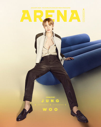 ARENA HOMME + KOREA 2024.01 - NCT JUNGWOO COVER