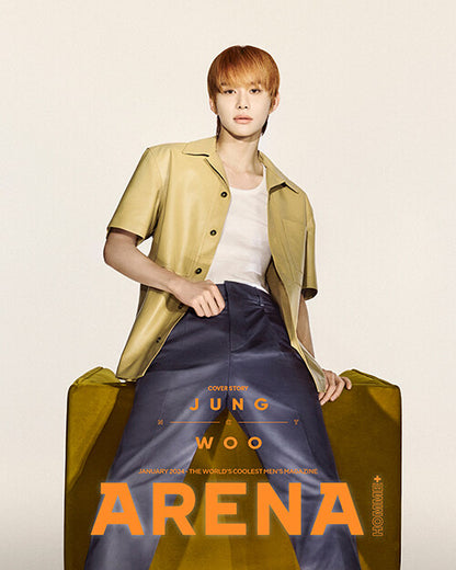 ARENA HOMME + KOREA 2024.01 - NCT JUNGWOO COVER