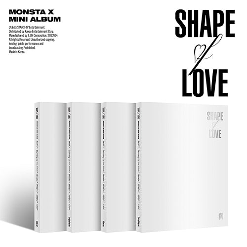MONSTA X 11TH MINI ALBUM - SHAPE OF LOVE (JEWEL VER.) – SubK Shop