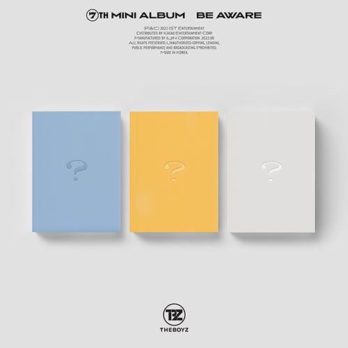 THE BOYZ 7TH MINI ALBUM - BE AWARE