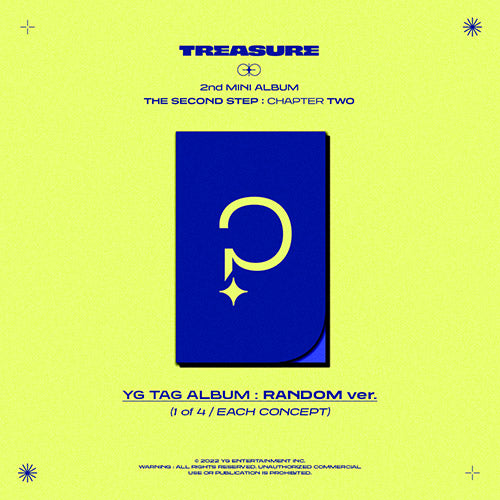 TREASURE 2ND MINI ALBUM - THE SECOND STEP : CHAPTER TWO (YG TAG ALBUM)