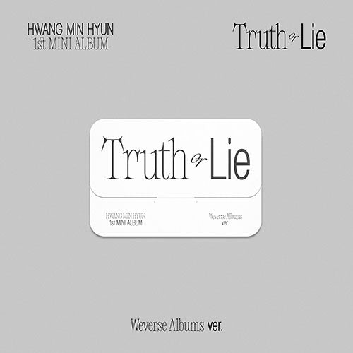 HWANG MIN HYUN 1ST MINI ALBUM - TRUTH OR LIE (WEVERSE ALBUM)