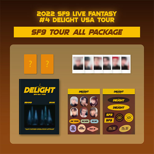 SF9 2022 LIVE FANTASY #4 DELIGHT USA TOUR ALL PACKAGE