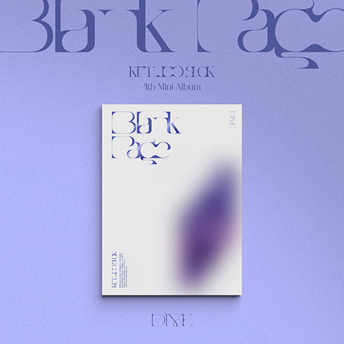 KIM WOO SEOK 4TH MINI ALBUM - BLANK PAGE