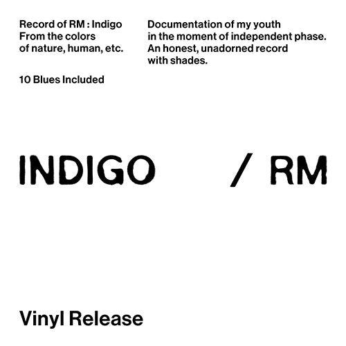 RM SOLO ALBUM - INDIGO (VINYL LP)
