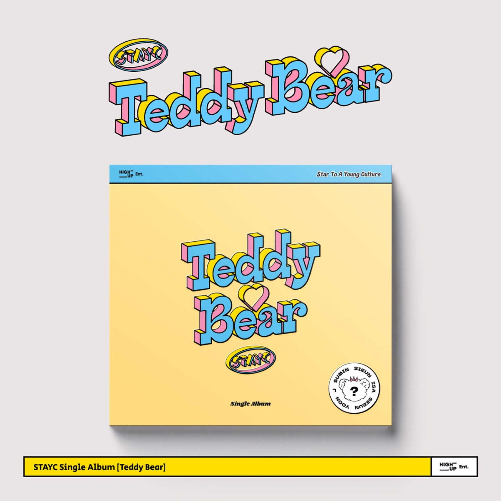 STAYC 4TH SINGLE ALBUM - TEDDY BEAR (DIGIPACK VER.)