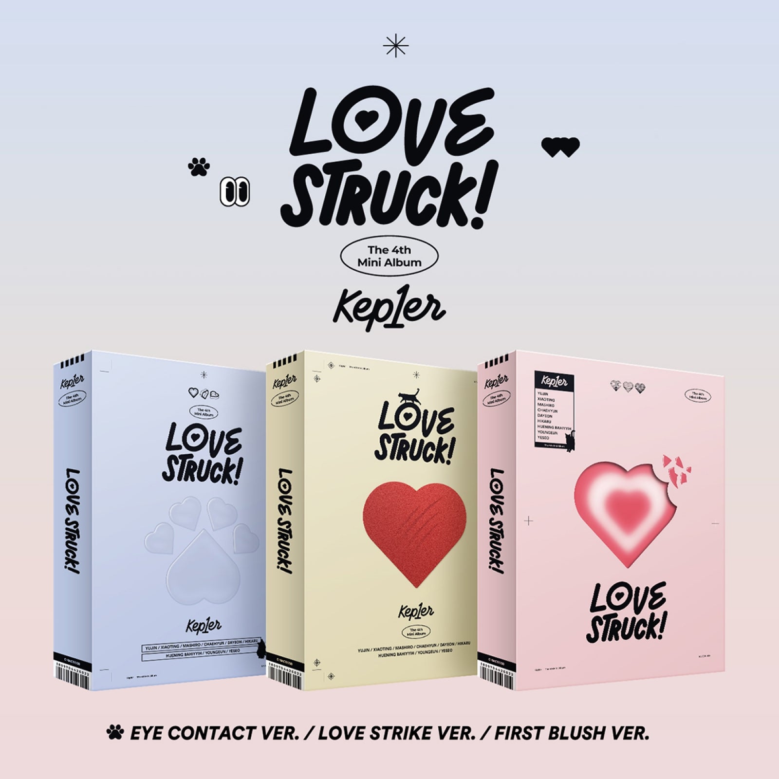 KEP1ER 4TH MINI ALBUM - LOVESTRUCK