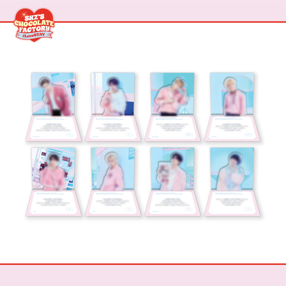 DraggmePartty 8Pcs/Set Kpop Stray Kids Skz'S Chocolate Factory Photocards  Small Card Postcard For Fans Collection 