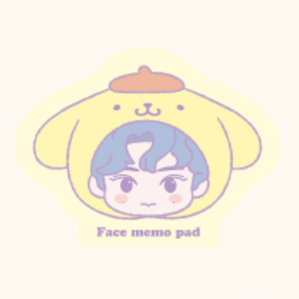 NCT X SANRIO CHARACTERS OFFICIAL MD - 06. FACE MEMO PAD
