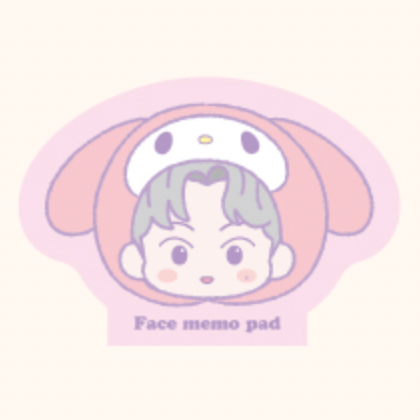 NCT X SANRIO CHARACTERS OFFICIAL MD - 06. FACE MEMO PAD
