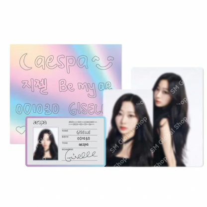 AESPA 2023 1ST CONCERT SYNK : HYPER LINE MD - 03. ID CARD + DECO STICKER SET