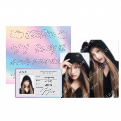 AESPA 2023 1ST CONCERT SYNK : HYPER LINE MD - 03. ID CARD + DECO STICKER SET