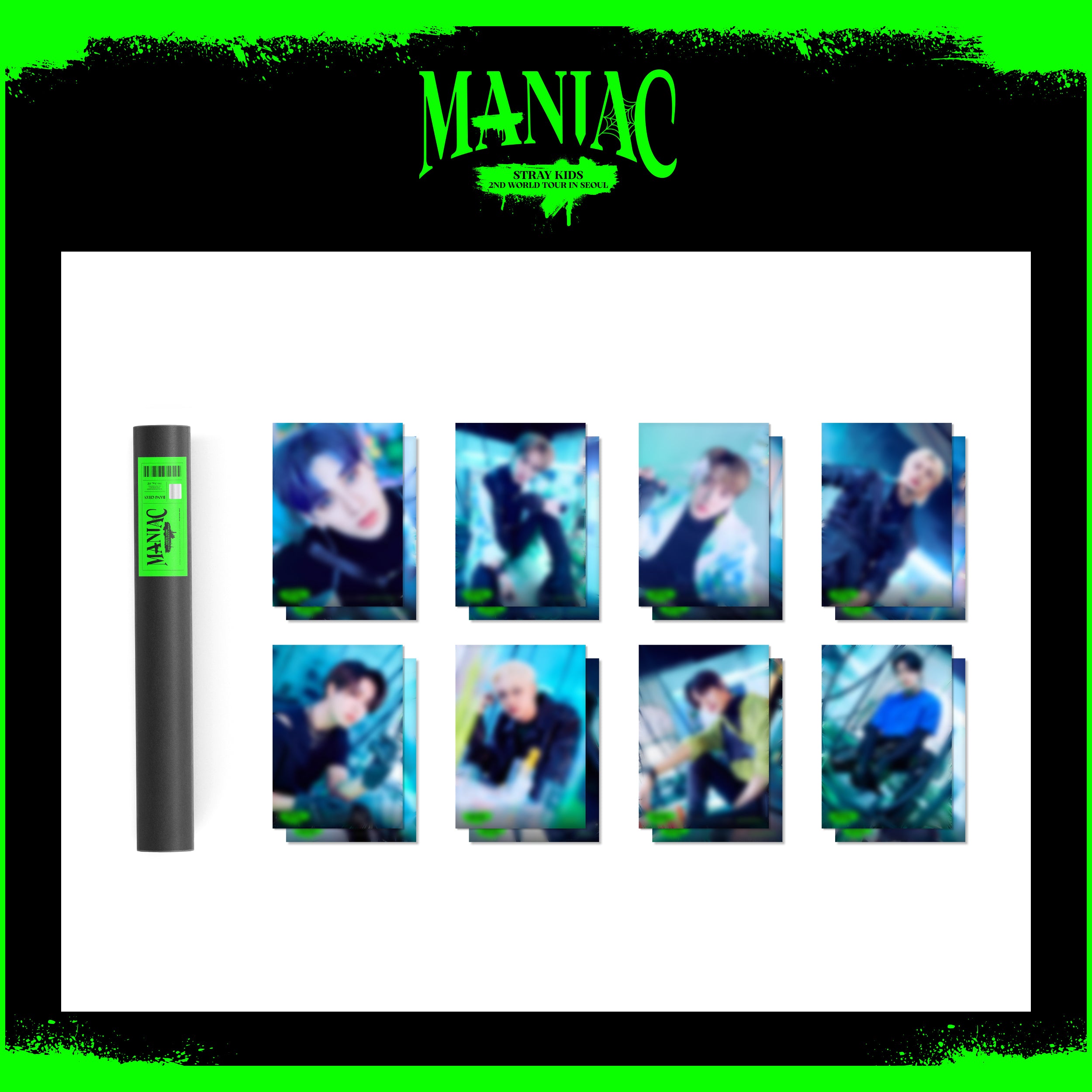 Straykids deals Maniac Felix Polaroids Set