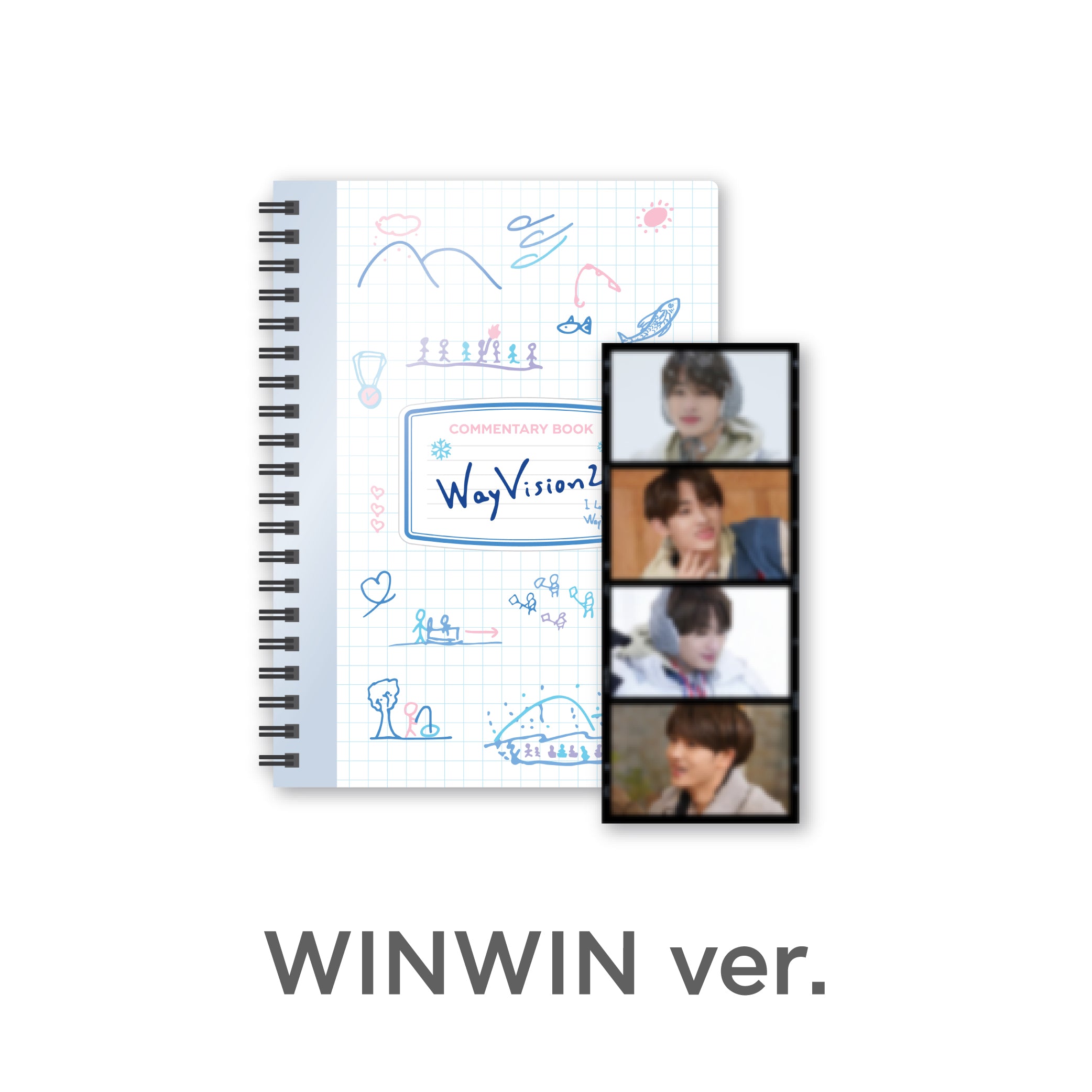 WAYV 'WAYVISION 2 : WINTER SPORTS CHANNEL' OFFICIAL MD - COMMENTARY BOOK + FILM SET