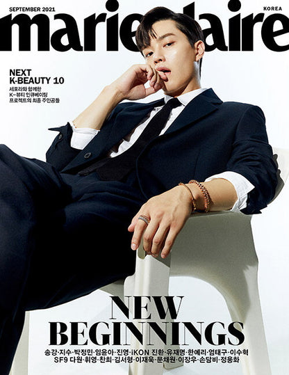 MARIE CLAIRE KOREA 2021.09 (NEW BEGINNINGS) - SONG KANG COVER